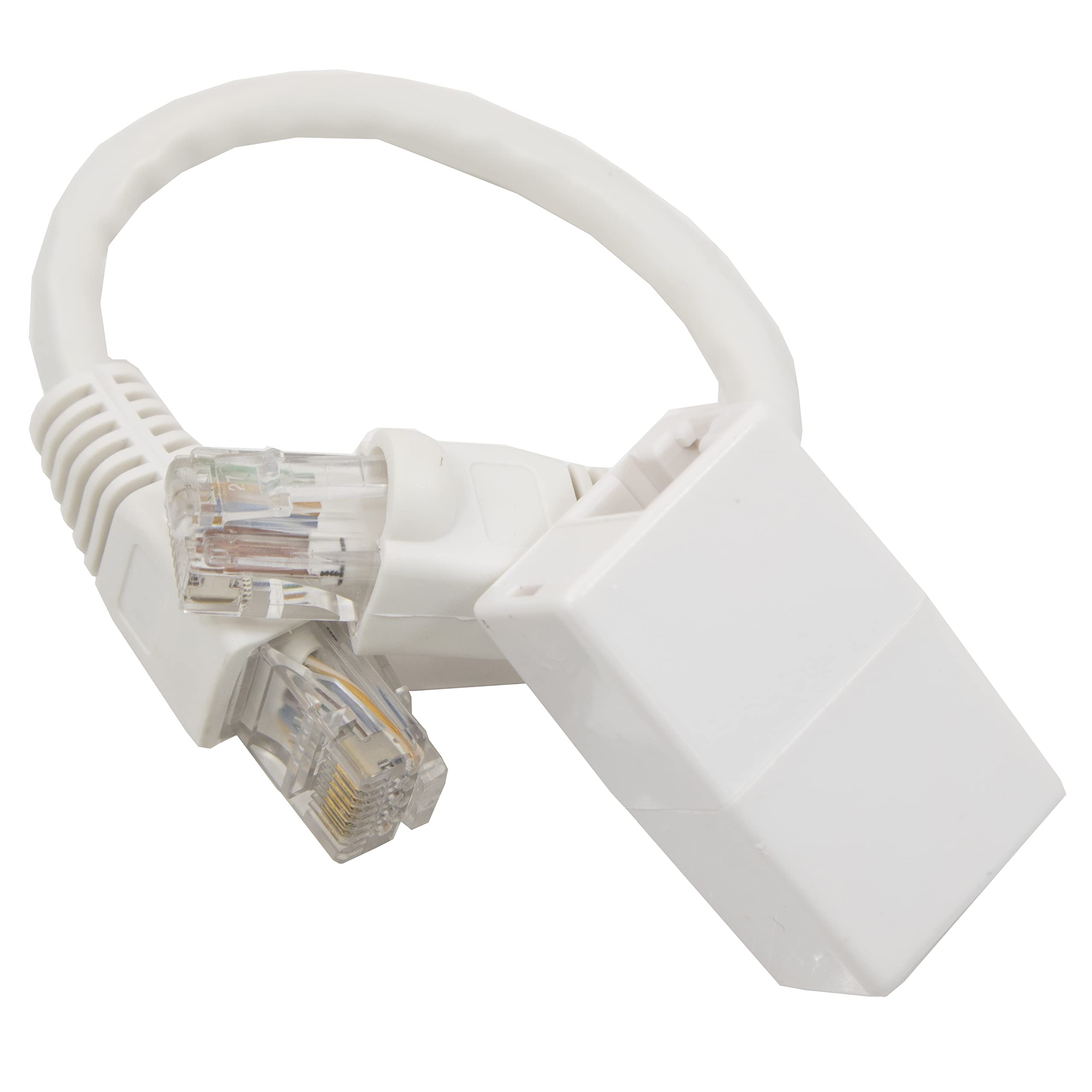 ホワイト LANケーブル RJ45コネクタ Amazon.co.jp: マクサー電機 LANケーブル 変換コネクタ ストレート